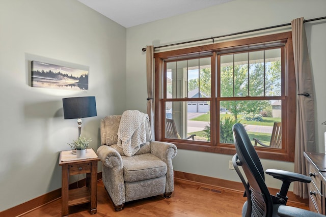 8871 Kahl Way NE, Otsego, MN 55362 - office with baseboards and light wood-style flooring