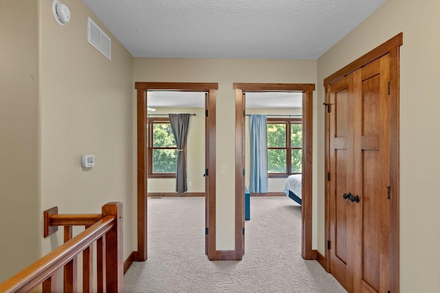 8871 Kahl Way NE, Otsego, MN 55362 - hallway featuring carpet and a textured ceiling