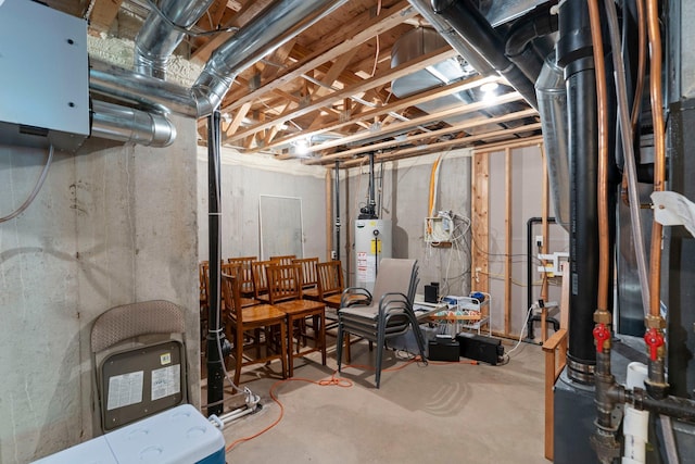 8871 Kahl Way NE, Otsego, MN 55362 - unfinished below grade area with water heater