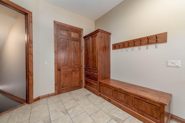 190 Stony Creek Rd, Mankato, MN 56001 - mudroom featuring baseboards