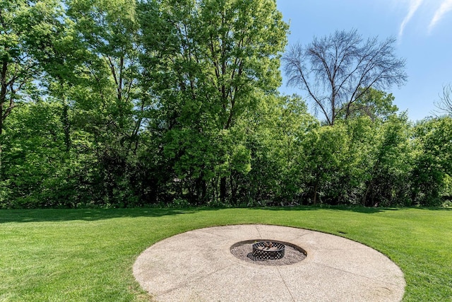 190 Stony Creek Rd, Mankato, MN 56001 - view of patio / terrace with a fire pit