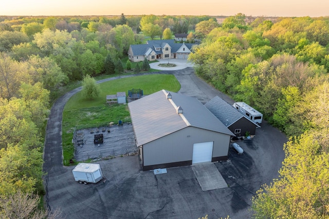 190 Stony Creek Rd, Mankato, MN 56001 - view from above of property featuring a forest