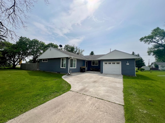 310 6th St W, Hector, MN 55342 - ranch-style house featuring a garage and driveway