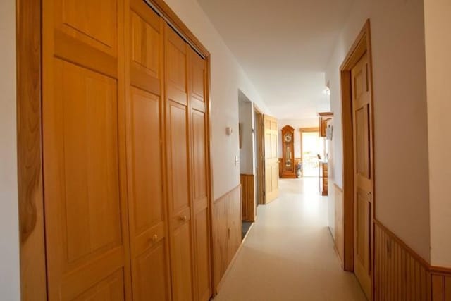 20437 County Highway 65, Henning, MN 56551 - hall featuring a wainscoted wall