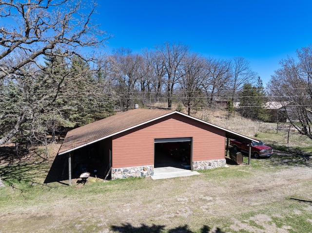 20437 County Highway 65, Henning, MN 56551 - view of pole building featuring a yard