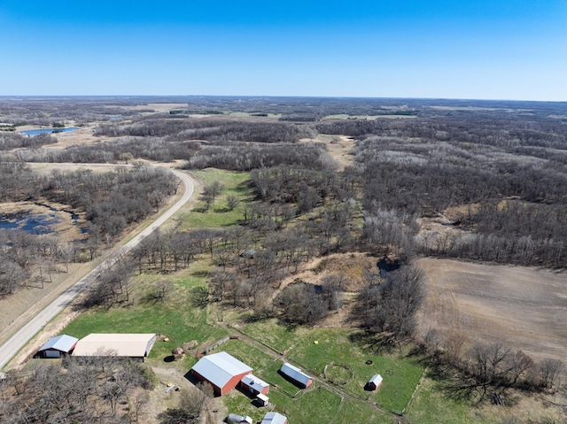 20437 County Highway 65, Henning, MN 56551 - aerial view of property and surrounding area featuring rural landscape
