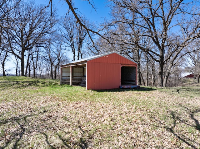 20437 County Highway 65, Henning, MN 56551 - view of pole building featuring a lawn