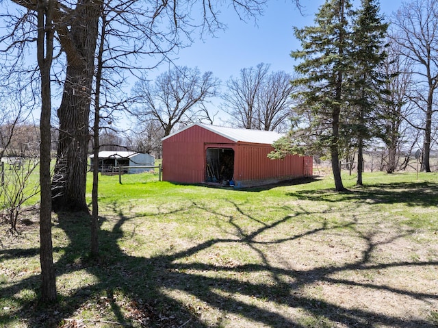 20437 County Highway 65, Henning, MN 56551 - view of yard with a pole building and an outdoor structure