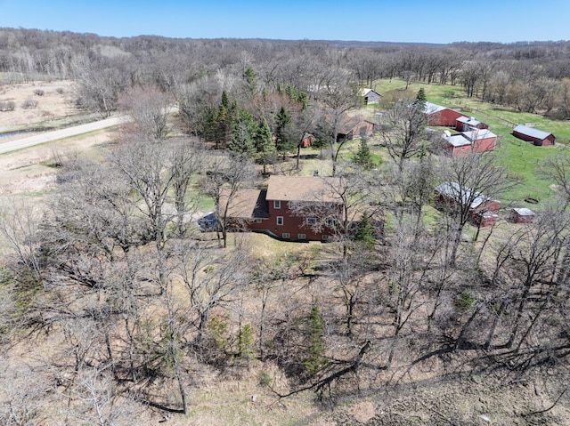 20437 County Highway 65, Henning, MN 56551 - view from above of property with a forest