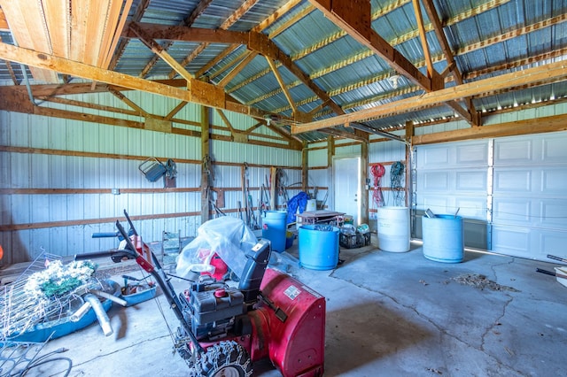 20437 County Highway 65, Henning, MN 56551 - garage featuring metal wall