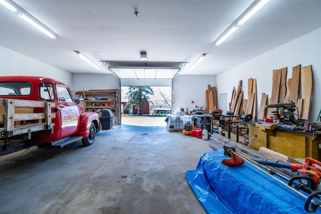 20437 County Highway 65, Henning, MN 56551 - garage with a workshop area