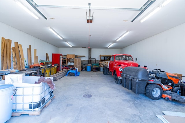20437 County Highway 65, Henning, MN 56551 - garage featuring a garage door opener