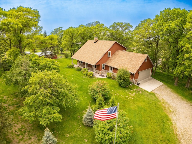 20437 County Highway 65, Henning, MN 56551 - view from above of property featuring a tree filled landscape