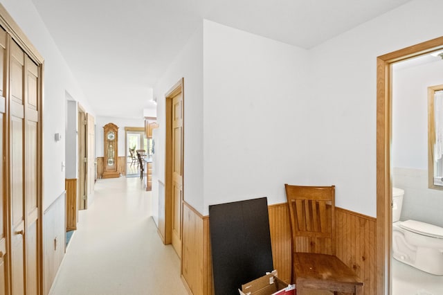 20437 County Highway 65, Henning, MN 56551 - hallway featuring wainscoting