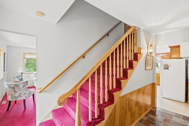 20437 County Highway 65, Henning, MN 56551 - stairs with stone finish flooring