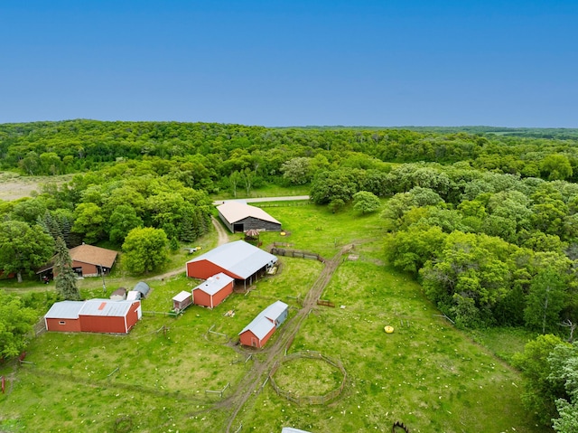20437 County Highway 65, Henning, MN 56551 - drone / aerial view of a forest
