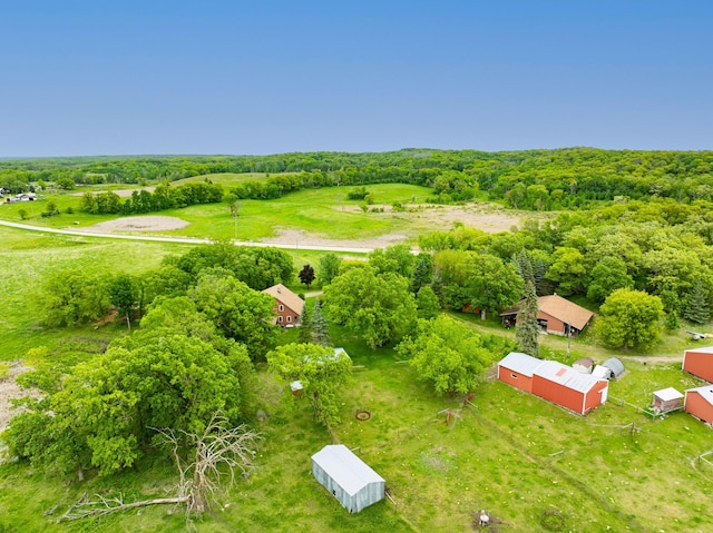 20437 County Highway 65, Henning, MN 56551 - bird's eye view of a heavily wooded area