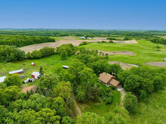 20437 County Highway 65, Henning, MN 56551 - overview of rural landscape with a heavily wooded area