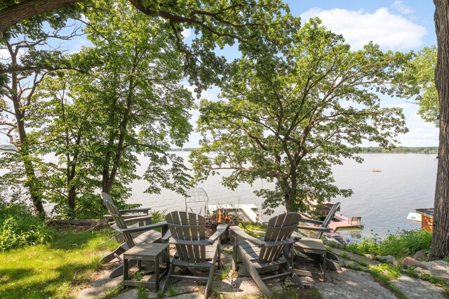 3035 Lakeshore Ave, Medina, MN 55359 - view of yard featuring a water view