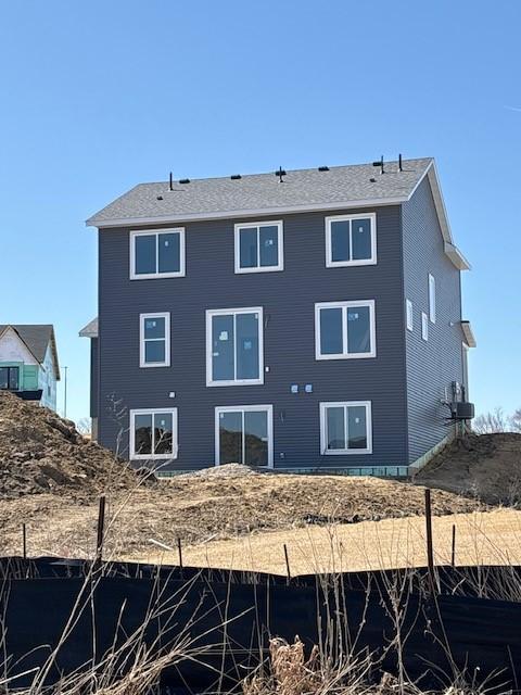 view of rear view of property