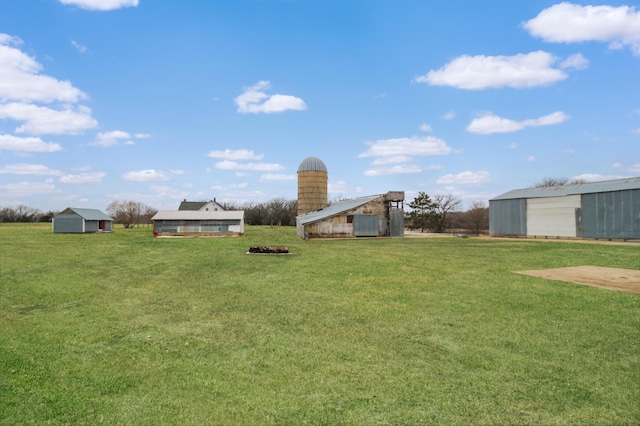 18848 223rd St, Richmond, MN 56368 - view of yard featuring an outdoor structure and a pole building