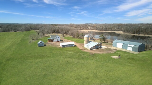 18848 223rd St, Richmond, MN 56368 - birds eye view of property with a water view
