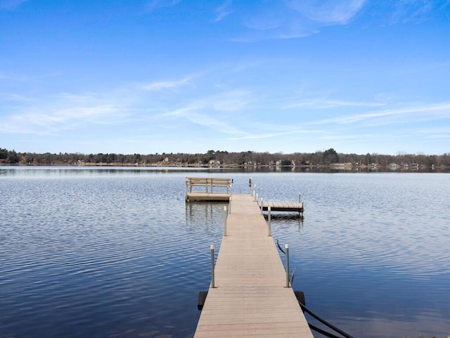 dock with a water view
