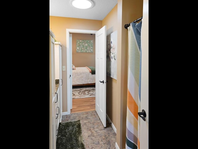 hallway with baseboards