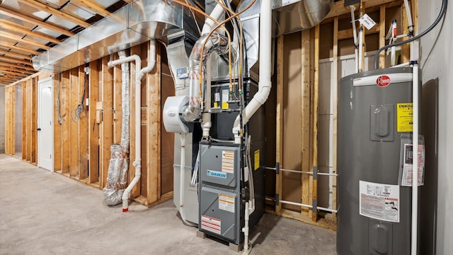 utilities featuring water heater