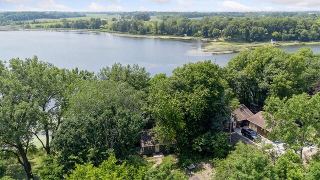 4963 Crofoot Ave NW, Buffalo, MN 55313 - drone / aerial view of a nearby body of water and a forest