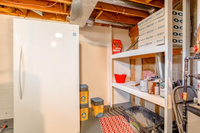 view of storage room