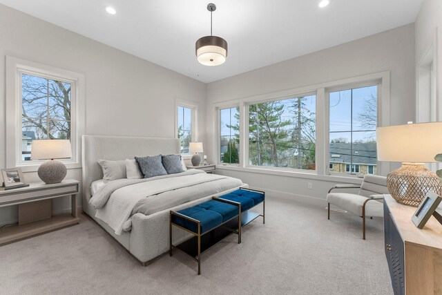 5012 Hankerson Ave, Edina, MN 55436 - bedroom with multiple windows, carpet, and recessed lighting