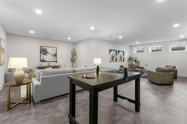 5012 Hankerson Ave, Edina, MN 55436 - living area with recessed lighting and baseboards