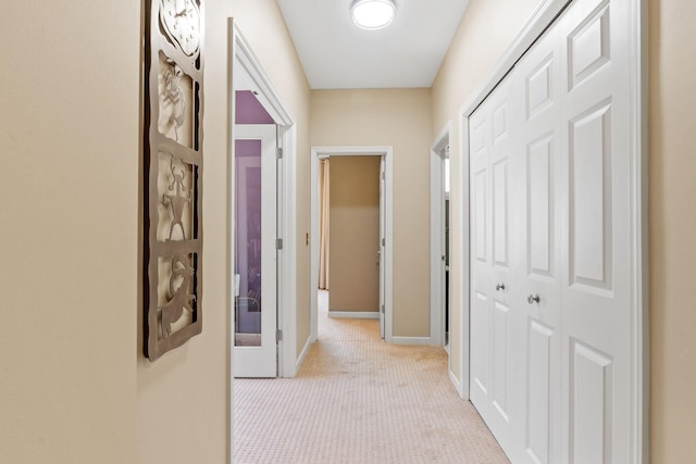 222 Ridgewood Ave, Minneapolis, MN 55403 - corridor featuring light carpet and baseboards