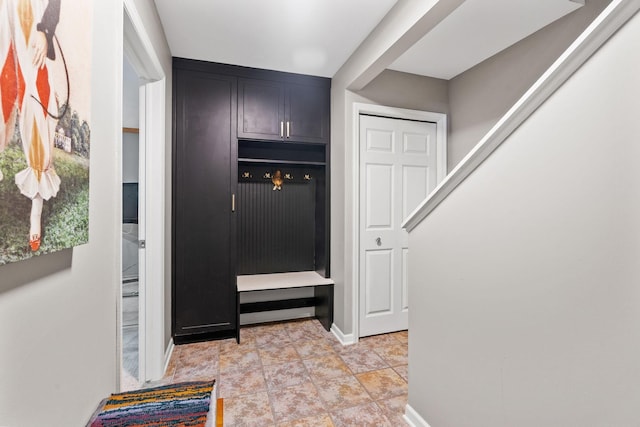 222 Ridgewood Ave, Minneapolis, MN 55403 - mudroom featuring baseboards