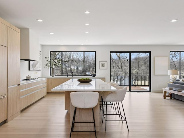 251 Glenbrook Rd N, Wayzata, MN 55391 - dining room featuring recessed lighting and light wood finished floors