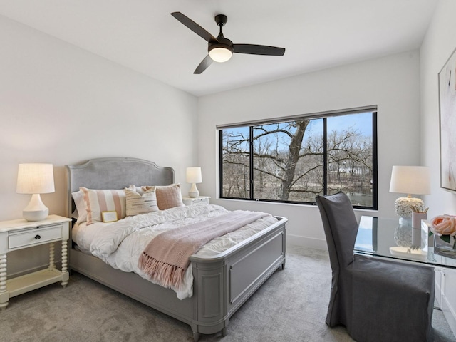 251 Glenbrook Rd N, Wayzata, MN 55391 - carpeted bedroom featuring ceiling fan