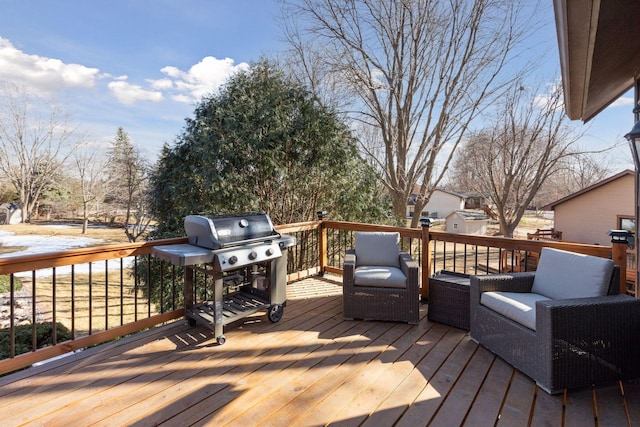 1001 Gramsey Pl, Burnsville, MN 55306 - deck with a grill