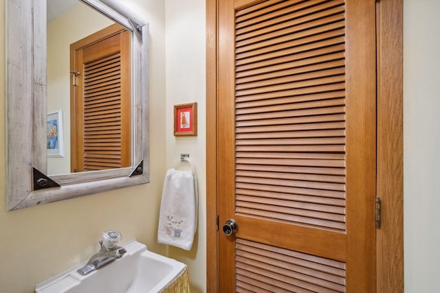bathroom with a sink