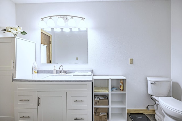 123 3rd St, Bluffton, MN 56518 - bathroom with vanity and toilet
