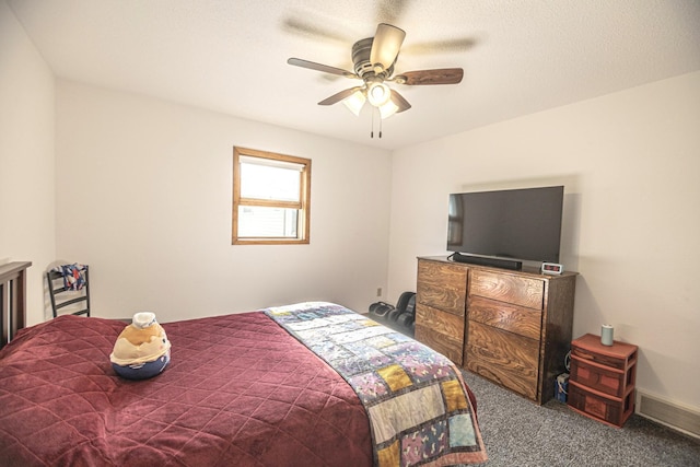 123 3rd St, Bluffton, MN 56518 - carpeted bedroom featuring ceiling fan