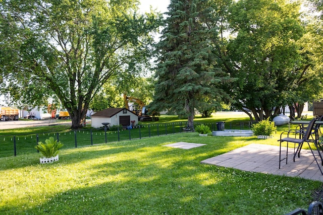 123 3rd St, Bluffton, MN 56518 - view of yard with a patio