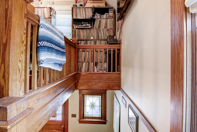 view of staircase