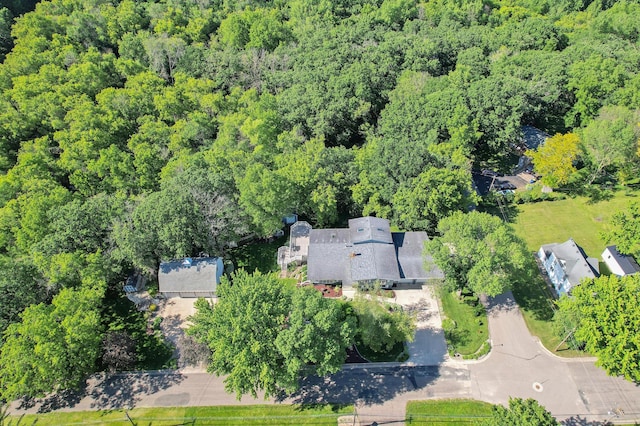 108 1st St, Kenyon, MN 55946 - bird's eye view of a heavily wooded area