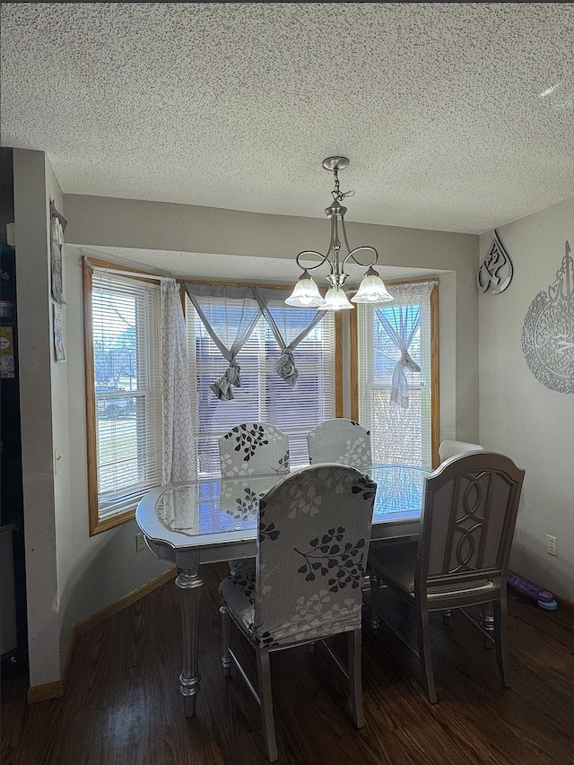 14132 Heywood Path, Apple Valley, MN 55124 - dining space with a healthy amount of sunlight, a textured ceiling, and wood finished floors