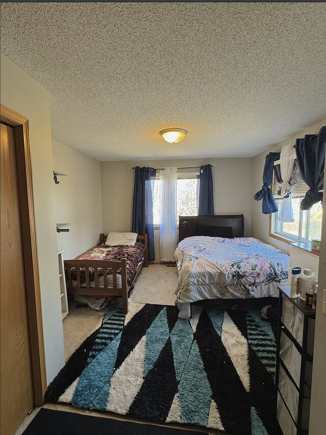 14132 Heywood Path, Apple Valley, MN 55124 - bedroom with carpet flooring and a textured ceiling