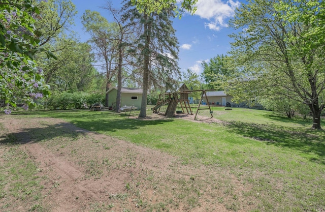 11799 191st Ave NW, Elk River, MN 55330 - view of green lawn with a playground
