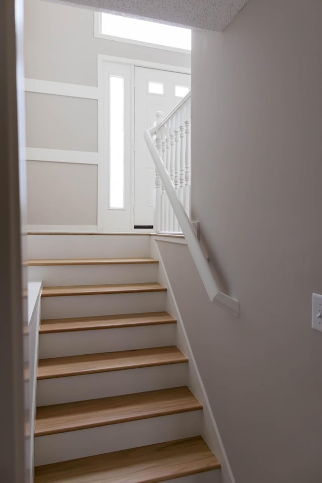 view of staircase