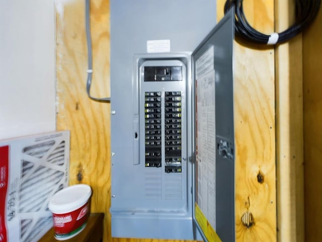 utility room featuring electric panel