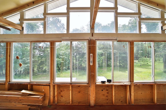 21682 Rebel Rd, Center Twp, MN 56465 - sunroom / solarium with high vaulted ceiling